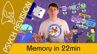Memory - AQA Psychology in 22 MINS! *NEW* Quick Revision for Paper 1
