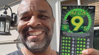 $300 FULL PACK NEON 9's NJ LOTTERY SCRATCH OFF TICKETS #scratchers #scratchofftickets #lottery