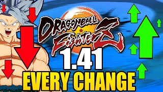 Every Change in the NEW DBFZ 1.41 Patch (Combo Comparison)