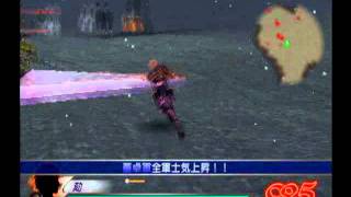 [PS2] 真三國無雙3 猛將傳 自創武將 甘寧+大劍模組 GAMEPLAY