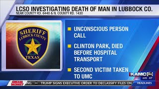 LCSO investigating death of man in Lubbock County, second man found injured