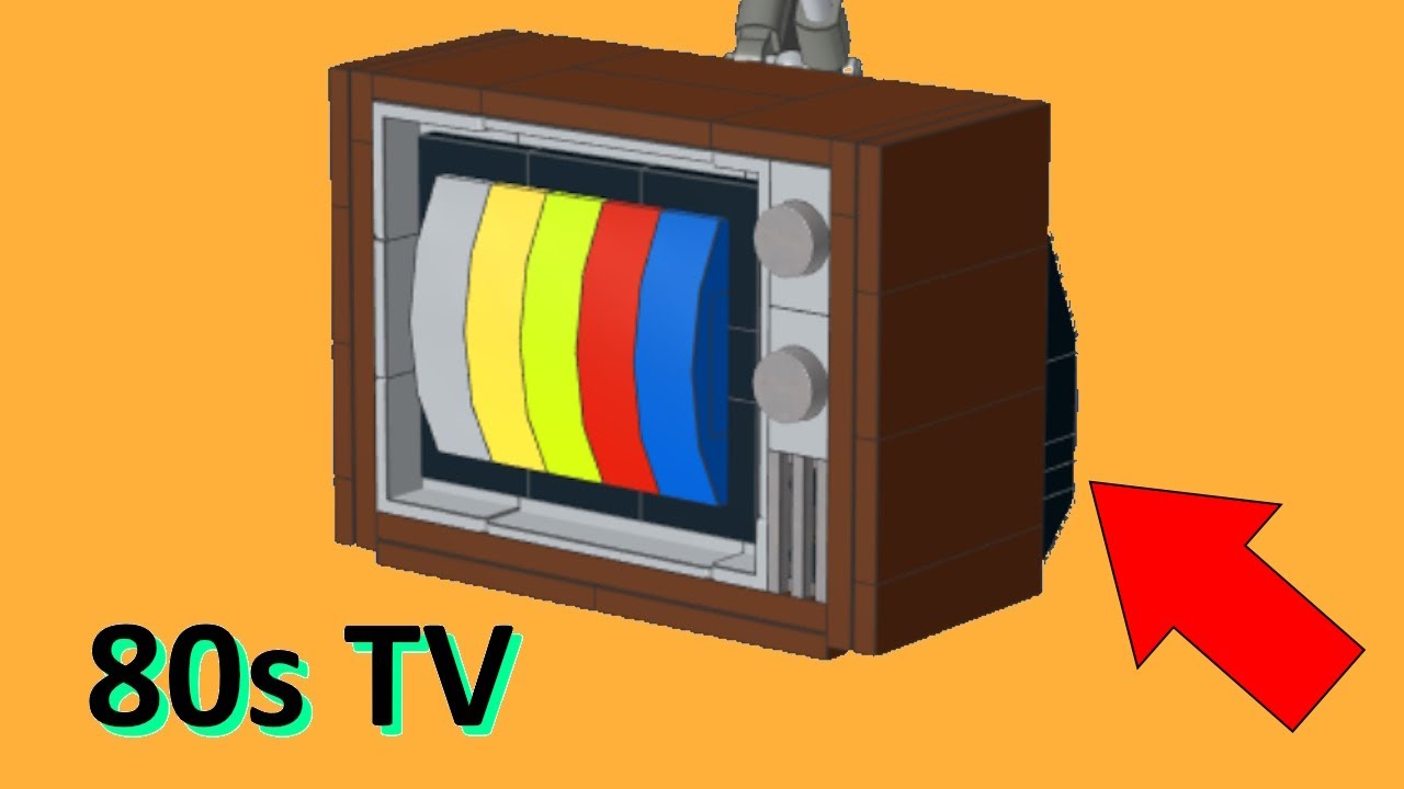 How To Build A Lego 80s Tv Youtube