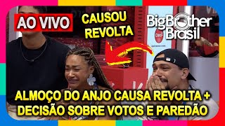 🟧 BBB 25: Almoço do Anjo causa revolta + Combinação de votos causam conflitos #BBB25 AO VIVO