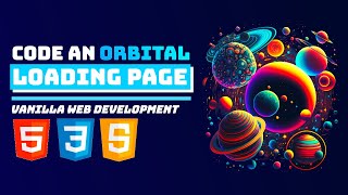 Build a Loading Screen with Orbiting Planets | HTML CSS JAVASCRIPT