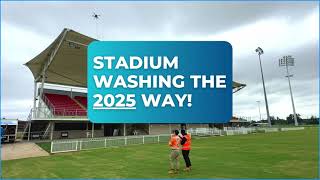 A Clean Start to 2025: Stadium Cleaning by The Wash Drones® Team