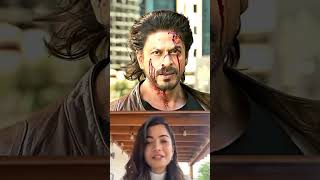 Pathaan ShahRukh khan Reaction shorts Rashmika Mandanna |ShahRukh khan Attitude Status #shorts #song