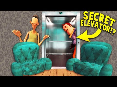 Is Hello Neighbors Brother Building A Secret Elevator - 