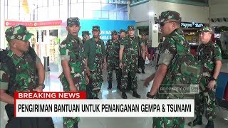 TNI Kirimkan Bantuan Alat Medis & Obat-obatan ke Korban Gempa & Tsunami Sulteng