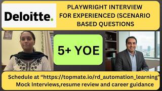 Playwright Automation Interview for Testers | QA Automation Interview | Playwright Tutorial
