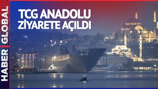 Türkiye'nin Amiral Gemisi TCG Anadolu Kapılarını Halka Açtı