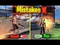 TOP 5 ( MISTAKES ) THAT MAKES YOU NOOB || FREE FIRE NOOB TO PRO TIPS