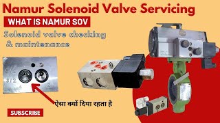 Namur Solenoid working & Servicing | disc type solenoid #solenoidvalve #sov #instrumentation