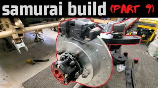 Samurai Build (Part 9) Front Brakes, Steering and Leaf Springs