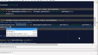 Writing Code - Building a chat application in Java - Session 3