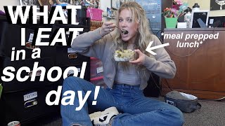 what I eat in a day during high school!