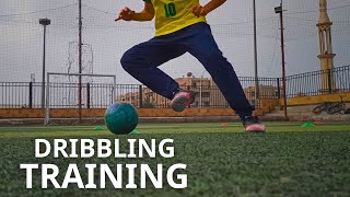 Individual Dribbling Training Session | 4 Dribbling Drills For footballers