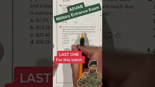 ASVAB AFQT Arithmetic Reasoning answer 30