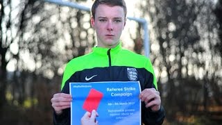 Teenage Football Referee Who's Been Headbutted And Punched Calls For Nationwide Officials Strike