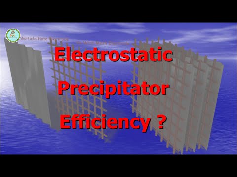 How can you increase the efficiency of an electrostatic precipitator?