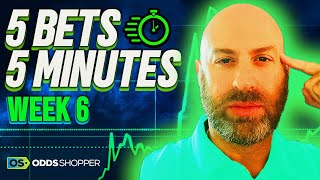 5 Best NFL Bets In 5 Minutes | Week 6 NFL Picks & Predictions