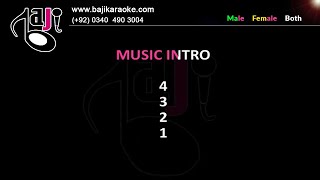 Tajmehal mein aa jana - Video Karaoke Lyrics - Nina & Rajinder Mehta by Bajikaraoke