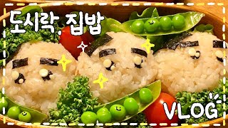 [VLOG] 초롱초롱🍀주먹밥 쿵야 도시락🍚/ 따끈따끈 크림스튜🌼🫧/ 찹스테이크 도시락🫑🍳