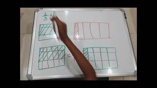 Fractions Model using Grid Method