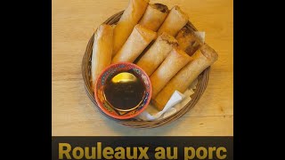 Comment faire des rouleaux  impériaux  au porc. วิธีทำปอเปี๊อะทอดไส้หมู สูตรกรอบนาน หอม อร่อย