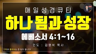 매일성경 [말씀 묵상 큐티 #엡] 에베소서 4장 1~16절