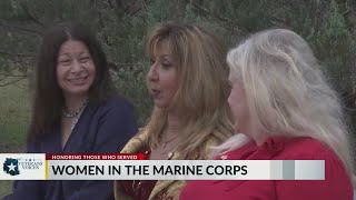 Three female service members pave way for others just like them