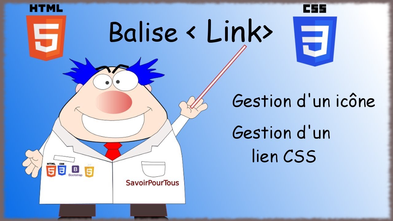 HTML5 / CSS3 - 05 - Balise LINK - YouTube