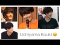 Uchiyama Kouki laughing and smiling for almost 4 minutes