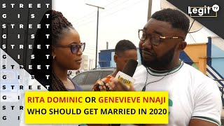 Rita Dominic and Genevieve Nnaji, whom do you think will get married in 2020? | Legit TV