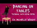 Dancing on tables official line dance tutorial Improver Choreography by Michelle Wright
