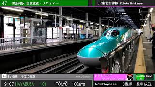 盛岡駅13番線発車メロディー「ダイジョウブ」はやぶさ108号