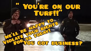 Vanderburgh County 1st Amendment Audit Fail Smiling Tyrants