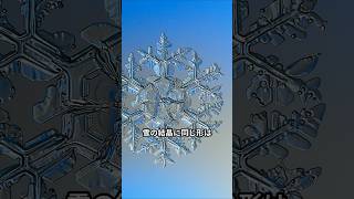 雪の結晶の不思議#shorts#雑学