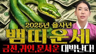 ✨2025년 신년운세 뱀띠운세✨ / 그동안 고생 많았습니다 막힌운 풀리는 운명의 시기 !!53년생 65년생 77년생 89년생 01년생 뱀띠 운세