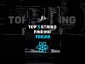 SubString finding Tricks - JavaScript Interview Questions - #javascript #reactjs #shorts