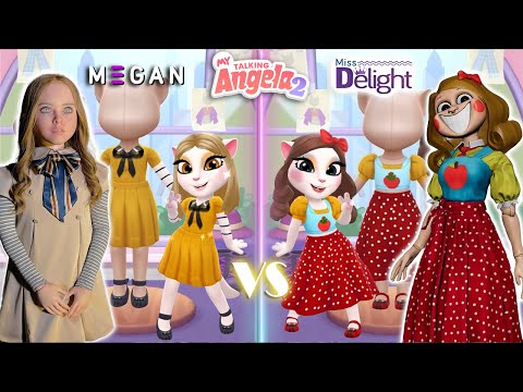 Mi Talking Angela 2 M3GAN VS Miss Delight Nueva actualización cosplay