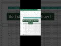 Easily Delete Rows In Microsoft Excel! #Shorts