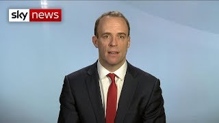 Dominic Raab: 'What matters right now is political resolve and will'