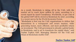 Tayfun Topkoc SAP UAE Public Sector Drives $300 Million Blockchain Market