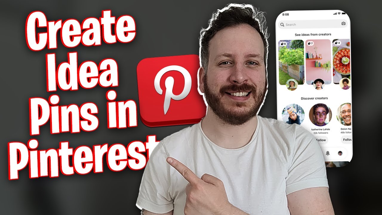 How To Create Idea Pins In Pinterest Youtube