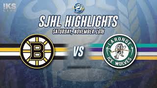 HIGHLIGHTS: Estevan Bruins at La Ronge Ice Wolves - Nov 16th, 2024