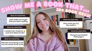 show me a book that… 📖🧚🏻‍♀️ 20+ book recommendations!