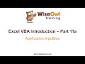 Excel VBA Introduction Part 11.2 - Application.InputBox
