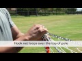 bownet soccer goal 4x12 set up video