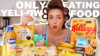 I Only Ate Yellow Food For 24 Hours