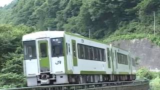 【北上線】2002.9.12 キハ100系 普通列車